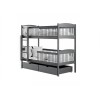 LUNA 80x180 graphite bunk bed Lano Furniture