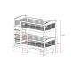 LUNA 90x200 white bunk bed Lano Furniture LUNA 90x200 white bunk bed Lano Furniture