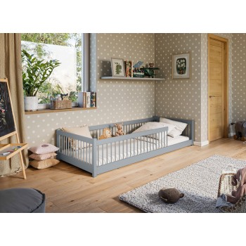 PEDRO 90x200 gray children's bed playpen Lano Furniture