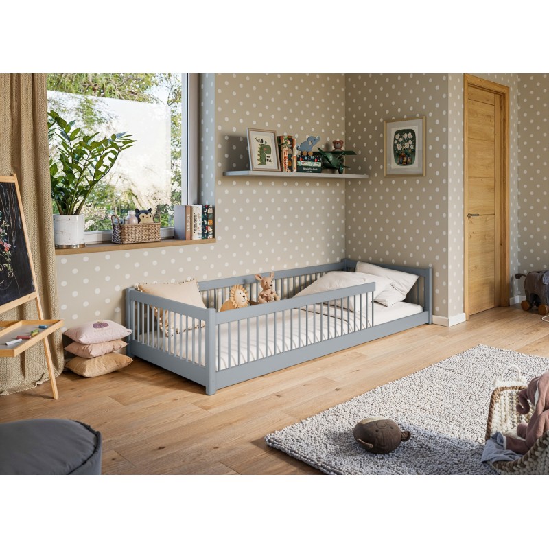 PEDRO 90x200 gray childrens bed playpen Lano Furniture