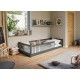 PEDRO 90x200 graphite childrens bed playpen Lano Furniture PEDRO 90x200 graphite childrens bed playpen Lano Furniture