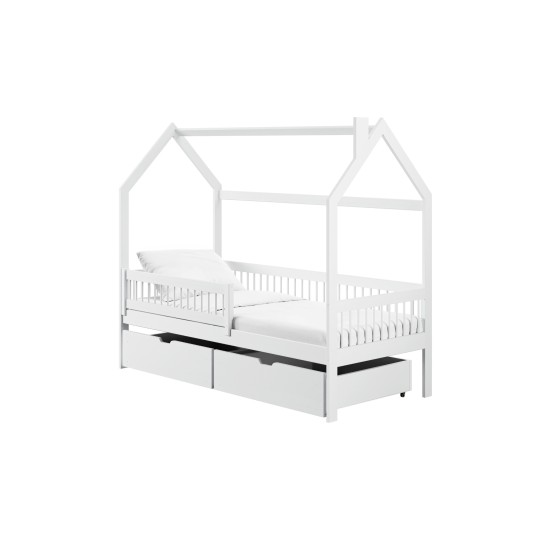 OSKAR 90x190 white childrens house bed Lano Furniture OSKAR 90x190 white childrens house bed Lano Furniture