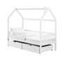 OSKAR 90x190 white children's house bed Lano Furniture