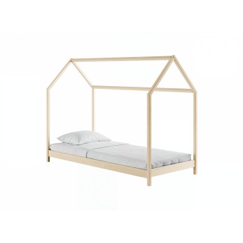 LUCKY 80x160 pine children's bed house Lano Furniture