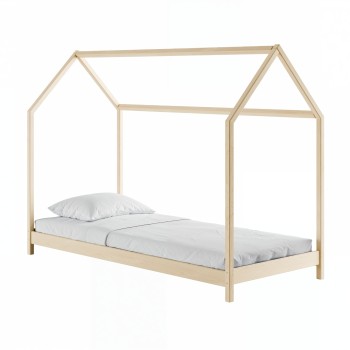 LUCKY 80x180 pine children's bed house Lano Furniture