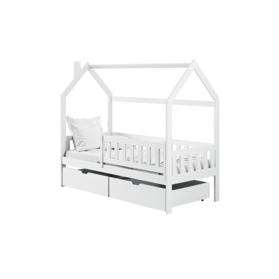 NATAN 80x200 white childrens house bed Lano Furniture