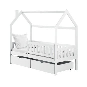 NATAN 90x190 white children's house bed Lano Furniture