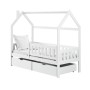 NATAN 90x190 white children's house bed Lano Furniture