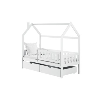 NATAN 90x200 white children's house bed Lano Furniture