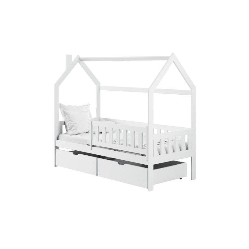 NATAN 90x200 white childrens house bed Lano Furniture