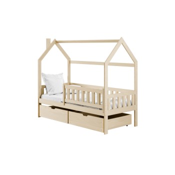 NATAN 80x200 pine children's house bed Lano Furniture