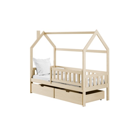 NATAN 90x190 pine childrens house bed Lano Furniture NATAN 90x190 pine childrens house bed Lano Furniture