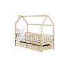 NATAN 80x160 pine childrens house bed Lano Furniture