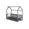 NATAN 90x190 graphite childrens house bed Lano Furniture