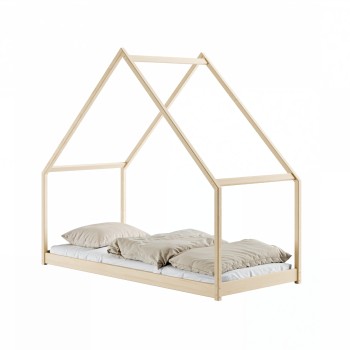 MORIS 80x180 pine children's bed house Lano Furniture