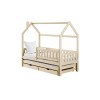 MONKEY 90x190 pine childrens house bed Lano Furniture