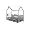 MONKEY 80x160 grey childrens house bed Lano Furniture