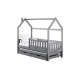 MONKEY 80x180 grey childrens house bed Lano Furniture MONKEY 80x180 grey childrens house bed Lano Furniture
