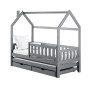 MONKEY 90x190 grey children's house bed Lano Furniture
