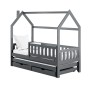 MONKEY 90x200 graphite children's house bed Lano Furniture
