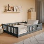 Παιδικό Κρεβάτι Montessori MATI 140x200 - graphite 