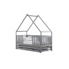 MAGIC 90x190 gray bunk bed house Lano Furniture