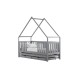 MAGIC 90x190 gray bunk bed house Lano Furniture MAGIC 90x190 gray bunk bed house Lano Furniture