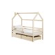 Κρεβάτι Σπιτάκι Montessori - LILA 80x200 pine