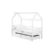 Κρεβάτι Σπιτάκι Montessori LILA 80x180 white