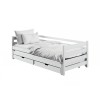 HABI 90x200 white pull-out double bed Lano Furniture