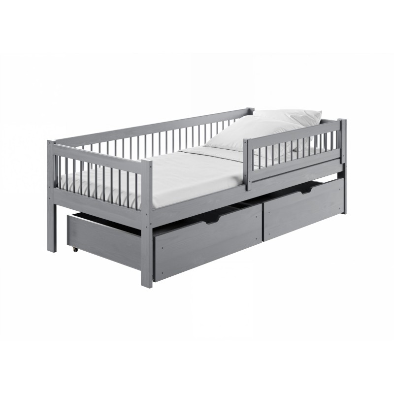 EDI 80x180 grey childrens bed Lano Furniture