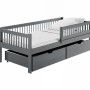 EDI 80x160 graphite children's bed Lano Furniture