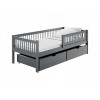 EDI 80x200 graphite childrens bed Lano Furniture