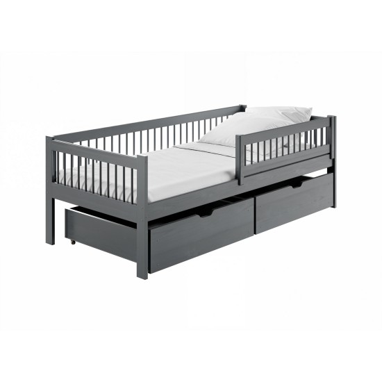 EDI 90x190 graphite childrens bed Lano Furniture