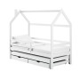 DISNEY 90x190 white children's house bed Lano Furniture