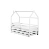 DISNEY 90x200 white childrens house bed Lano Furniture