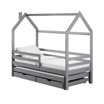 DISNEY 80x200 grey children's house bed Lano Furniture