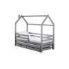 DISNEY 90x190 grey childrens house bed Lano Furniture