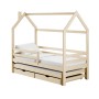 DISNEY 90x190 pine children's house bed Lano Furniture