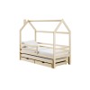 DISNEY 90x200 pine childrens house bed Lano Furniture
