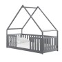 Παιδικό Κρεβάτι Σπιτάκι BEE 80x180 grey 