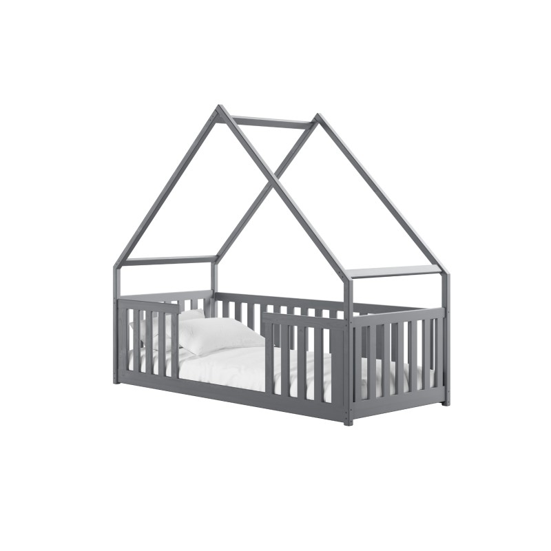 BEE 90x200 grey childrens house bed Lano Furniture