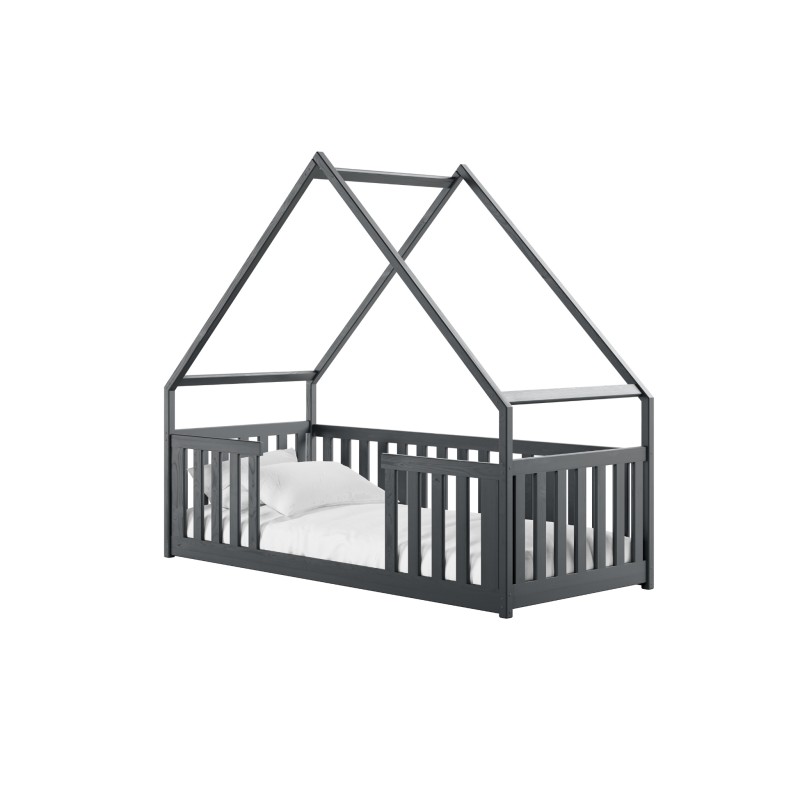 BEE 90x190 graphite childrens house bed Lano Furniture