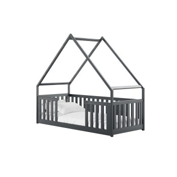 BEE 90x200 graphite children's house bed Lano Furniture