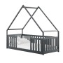 BEE 90x200 graphite children's house bed Lano Furniture
