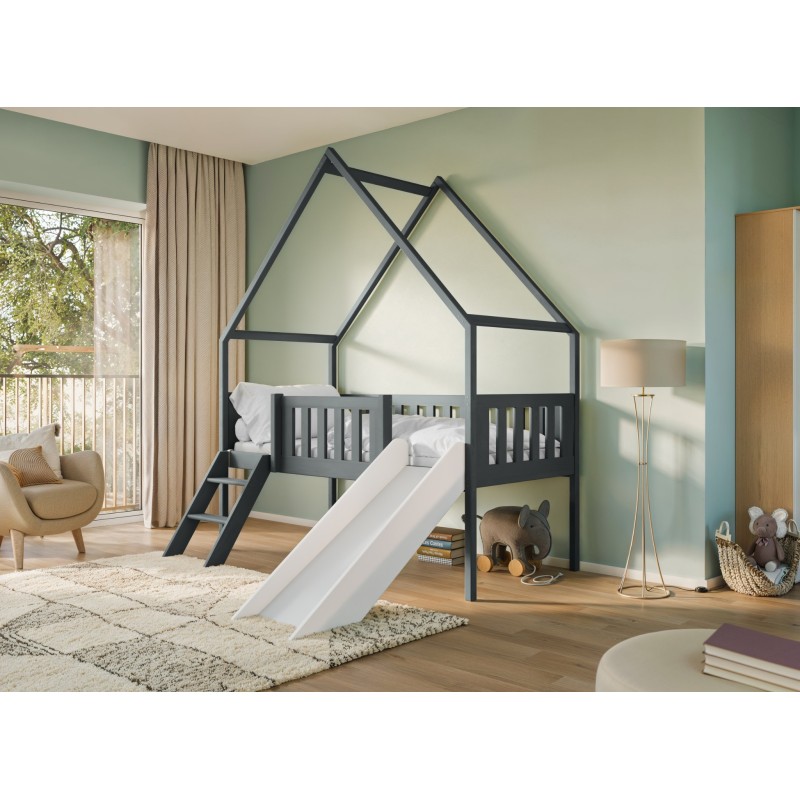 ANGEL 80x180 graphite childrens bed Lano Furniture