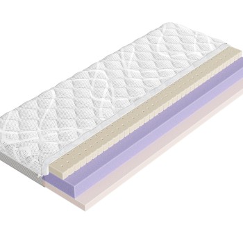 CLEAN 90x170 medium-firm 13 cm latex mattress with antibacterial foam Lano Furniture