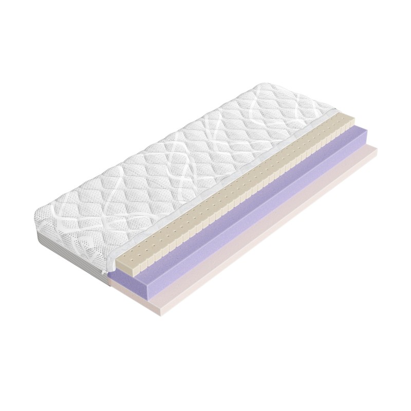 CLEAN 90x170 medium-firm 13 cm latex mattress with antibacterial foam Lano Furniture