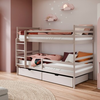 GUSTO 90x200 cashmere bunk bed Lano Furniture
