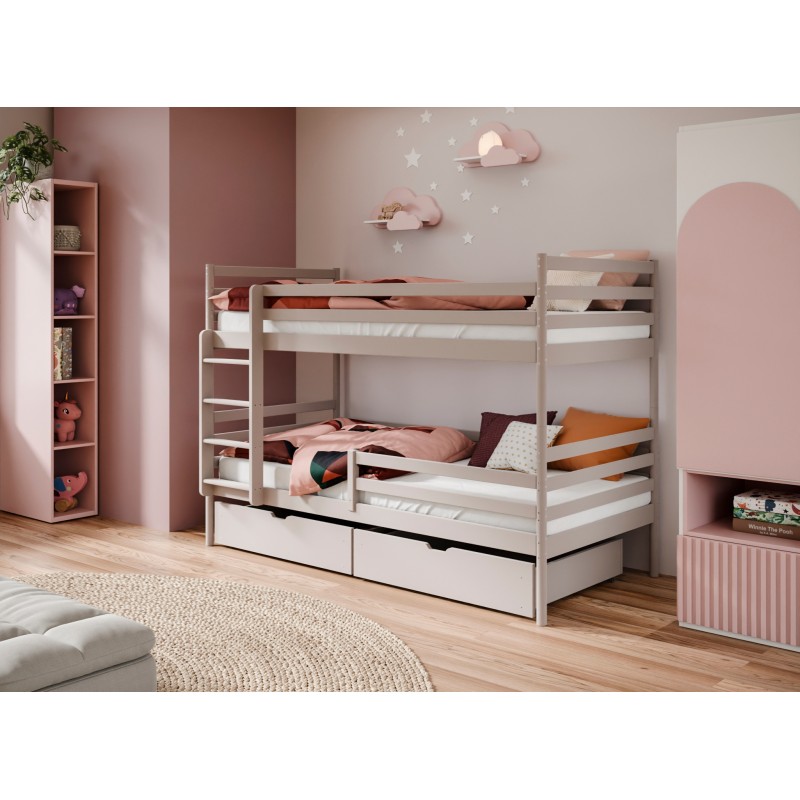GUSTO 90x200 cashmere bunk bed Lano Furniture